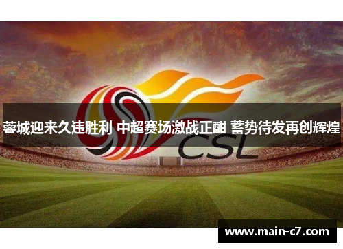 蓉城迎来久违胜利 中超赛场激战正酣 蓄势待发再创辉煌
