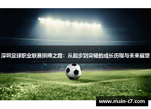 深圳足球职业联赛拼搏之路：从起步到突破的成长历程与未来展望