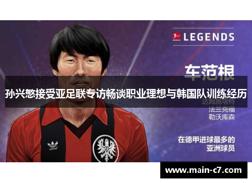 孙兴慜接受亚足联专访畅谈职业理想与韩国队训练经历 孙兴慜接受亚足联专访畅谈职业理想与韩国队训练经历